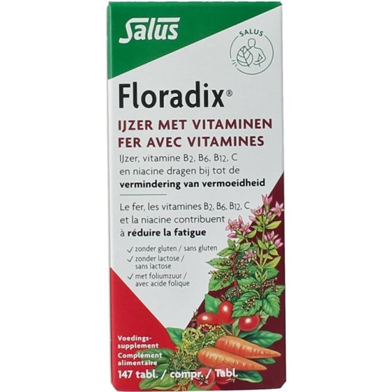 SALUS FLORADIX IJZER TABLETTEN 147ST